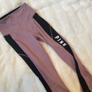 PINK leggings - cropped - good quality size XS